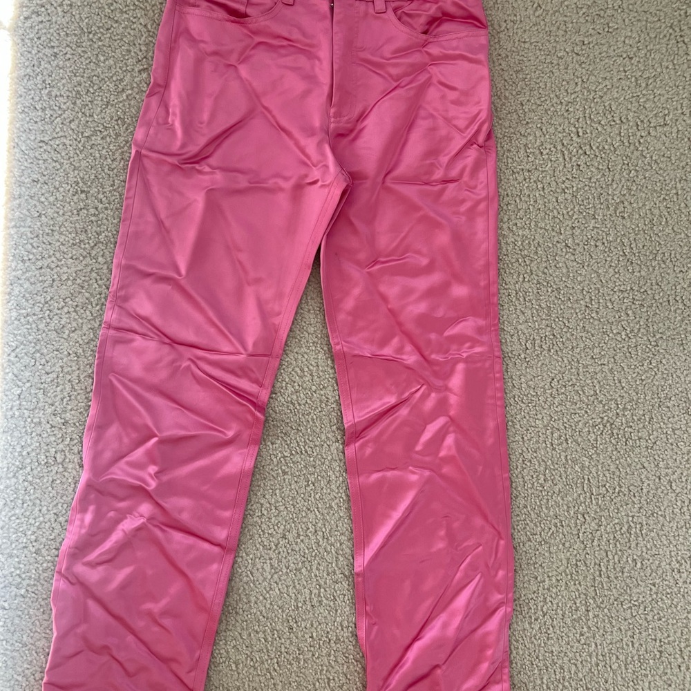 A.L.C. Fuchsia Satin Trousers